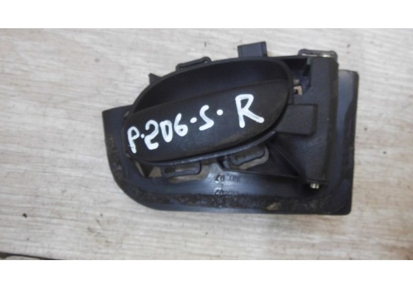 Ручка дверки внутрішня права Peugeot 206, 9623698077, 9632918877